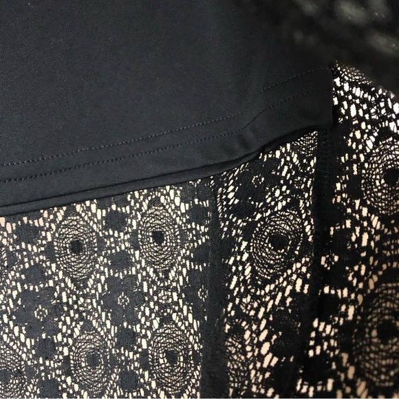 VOLCOM EUC Black Lace Boho Maxi Skirt - Size Large 14 - Picture 4 of 13